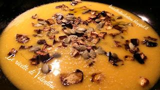 Crema zucca fave secche semi 