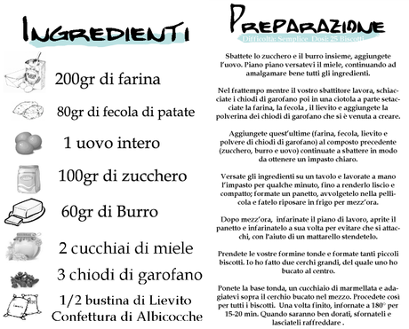 [Rubrica: Recipes ispiration in the books#5] Ricetta - Biscotti al Miele e Chiodi di Garofano