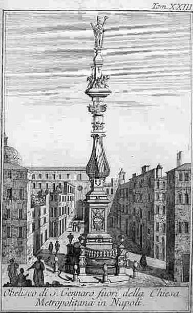 La guglia di San Gennaro, tappa obbligatoria delle processioni napoletane