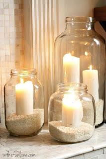 Idee fai da te per decorare con le candele