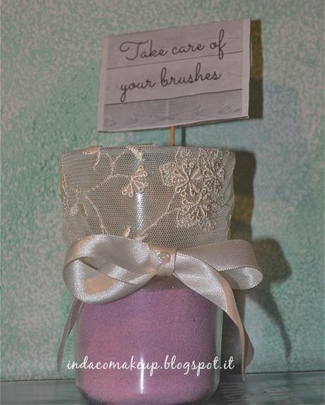 DIY: Porta Pennelli MakeUp Fai-Da-Te Shabby Chic