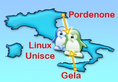 Linux accorcia l'Italia da Pordenone a Gela