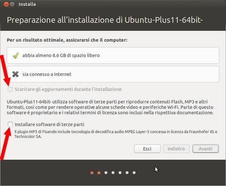 DVD Ubuntu Plus 11 preparazione  installazione