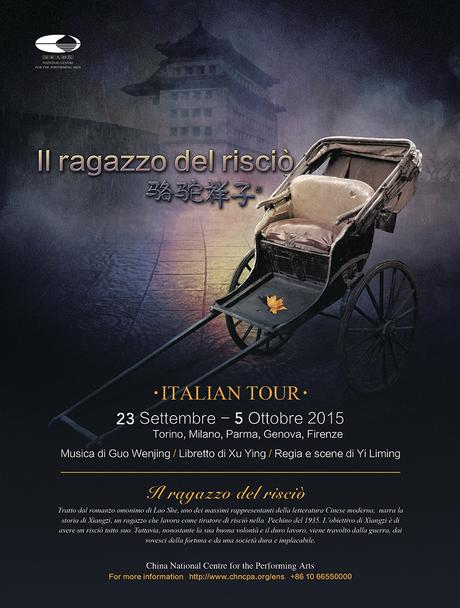 Il Ragazzo del Riscio’, la più importante opera lirica cinese in tour in Italia. Le date