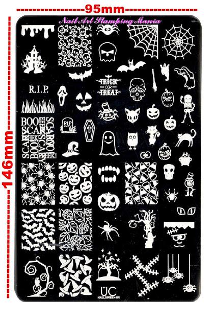 UberChic Beauty Halloween-01  Nail Stamping Plate Review