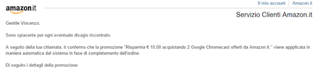 [OFFERTA] Come avere la Google Chromecast a 20 euro su Amazon: al prezzo più basso