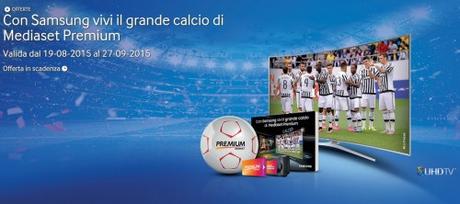 Con Samsung vivi il grande calcio di Mediaset Premium SAMSUNG Italia