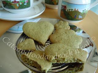 Biscotti ai pistacchi e té matcha