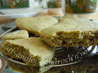 Biscotti ai pistacchi e té matcha