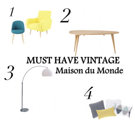 MUST HAVE CASA VINTAGE MAISON DU MONDE 