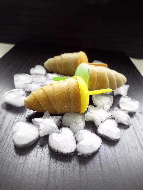 Sorbetto ai fichi con zucchero integrale e fiori di lavanda (senza gelatiera)