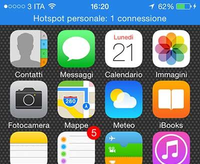 Connettere Pc e Mac a hotspot personale iPhone