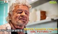 Beppe Grillo e la chiamata dal futuro.