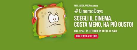 #CinemaDays 2015 a Napoli e Campania: Film a 3€