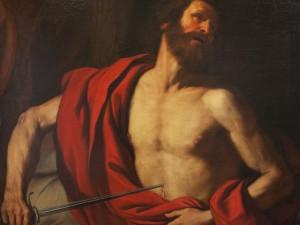 Il suicidio di Catone del Guercino 1641