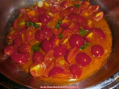 Fasulille cu a pummarola (fagiolini verdi e pomodoro )