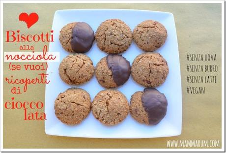 Biscotti vegan alla nocciola