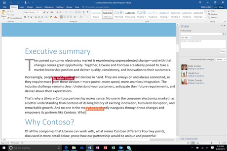 Microsoft lancia Office 2016