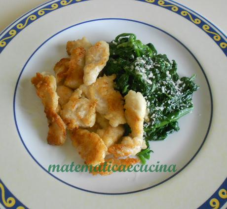 Petto di Pollo Croccante con Spinaci al Burro