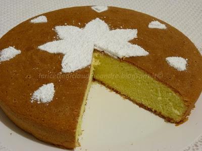 Torta Margherita al limone, senza glutine, senza grassi e senza lievito