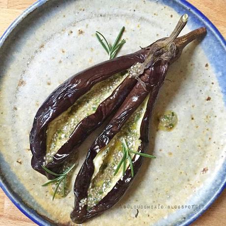 Melanzane perline con salsa ai semi di chia