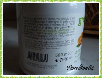 Greenatural - detergente delicato mani e corpo alla menta e arancia