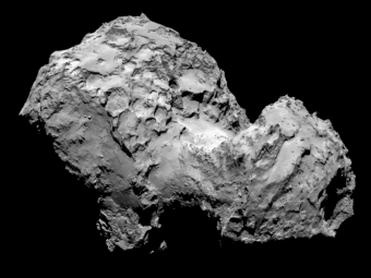 La Cometa 67P ripresa dalla camera OSIRIS a bordo di Rosetta il 3 agosto 2014. Crediti: ESA/Rosetta/MPS, per iil team di OSIRIS MPS/UPD/LAM/IAA/SSO/INTA/UPM/DASP/IDA