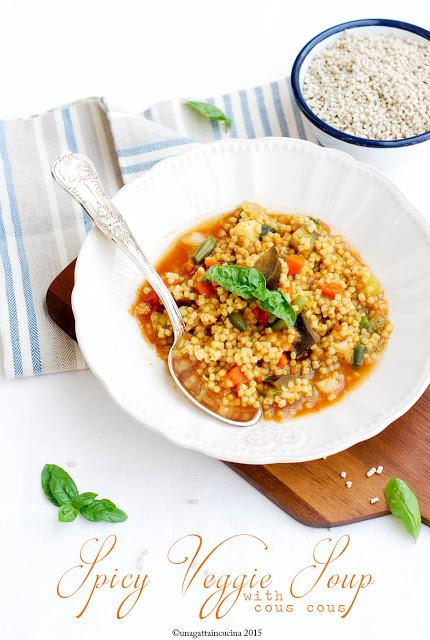 Minestra piccante di cous cous | Spicy Cous Cous Soup