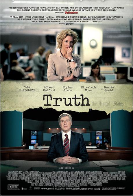 Il poster e il nuovo trailer di Truth, il primo film diretto da James Vanderbilt