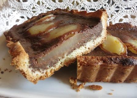 Crostata di pere e cioccolato