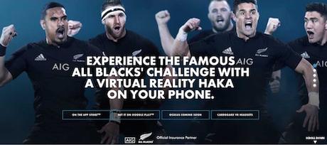 All Blacks e la Realtà Virtuale per il Campionato di Rugby #GiovedìVR