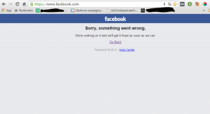 #FacebookDown: da qualche minuto Facebook si è fermato!