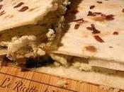 Piadina all'olio d'oliva vegetariana