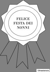 Coccarda per la festa dei nonni