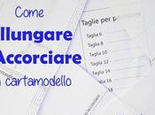 Come allungare accorciare cartamodello