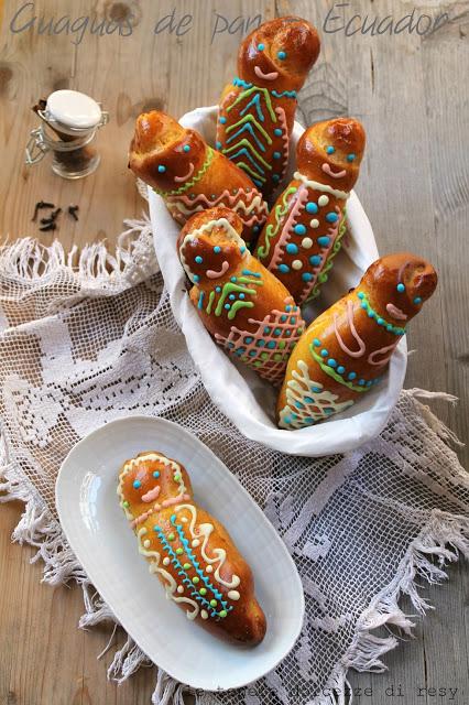 Guaguas de pan - i pani dolci ecuadoriani per la festa dei Defunti