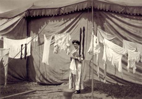 Il magico mondo del circo nelle fotografie di Frederick W. Glasier.