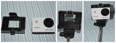 ACTION CAMERA DBPOWER 720P & DBPOWER® Monopiede telescopico.