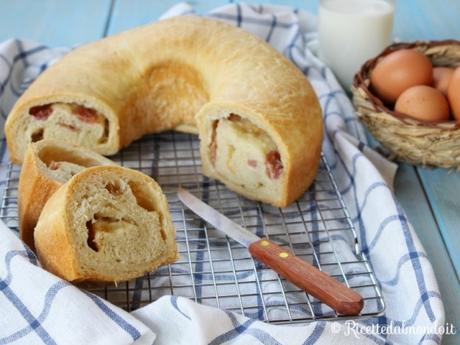 Brioche salata agli albumi