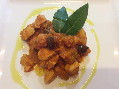 SPEZZATINO DI TACCHINO ZUCCA E OLIVE TAGGIASCHE