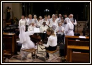 il coro della chiesa del cottolengo- Biella 