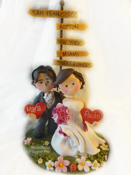 cake topper per amanti del viaggio