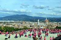 Firenze si tinge di rosa