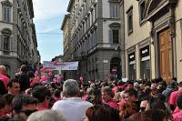 Firenze si tinge di rosa