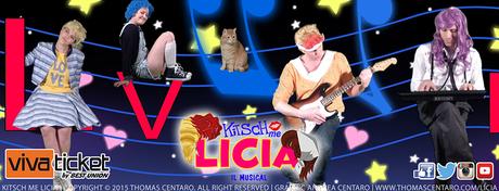 Kitsch Me Licia il musical torna di nuovo in scena a Milano a ottobre - MILANO - Teatro Pime, sabato 31 ottobre 2015.