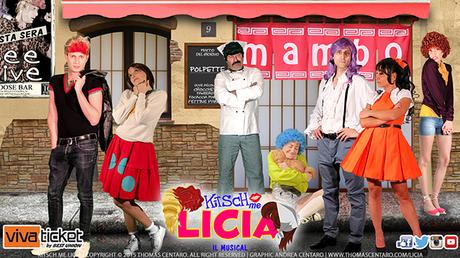 Kitsch Me Licia il musical torna di nuovo in scena a Milano a ottobre - MILANO - Teatro Pime, sabato 31 ottobre 2015.