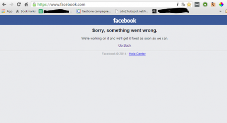 Facebook Down