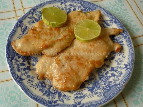 Scaloppine di tacchino al profumo di lime