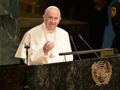 Papa Francesco parla alle Nazioni Unite