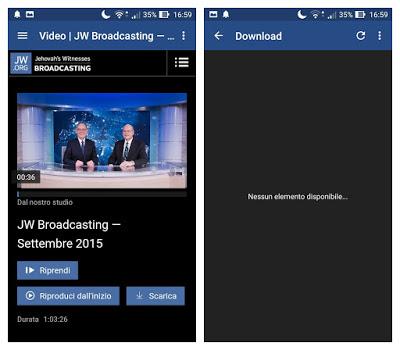Come seguire JW Broadcasting su smartphone e tablet Android e su Chromecast